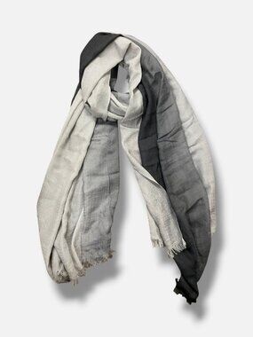 Sofia Cashmere Women's Black Ombre Cashmere Scarf